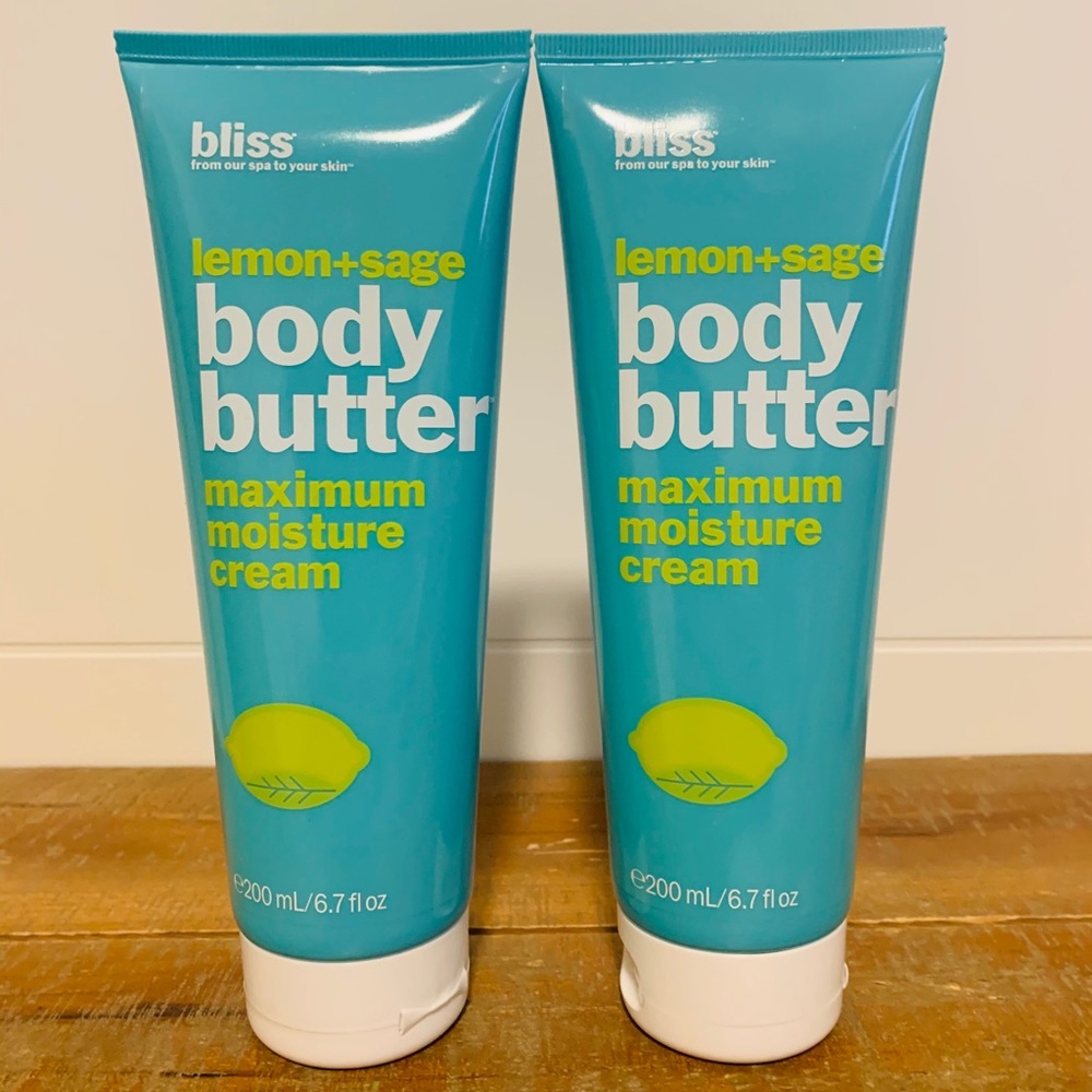 2pk Bliss Lemon & Sage Body Butter